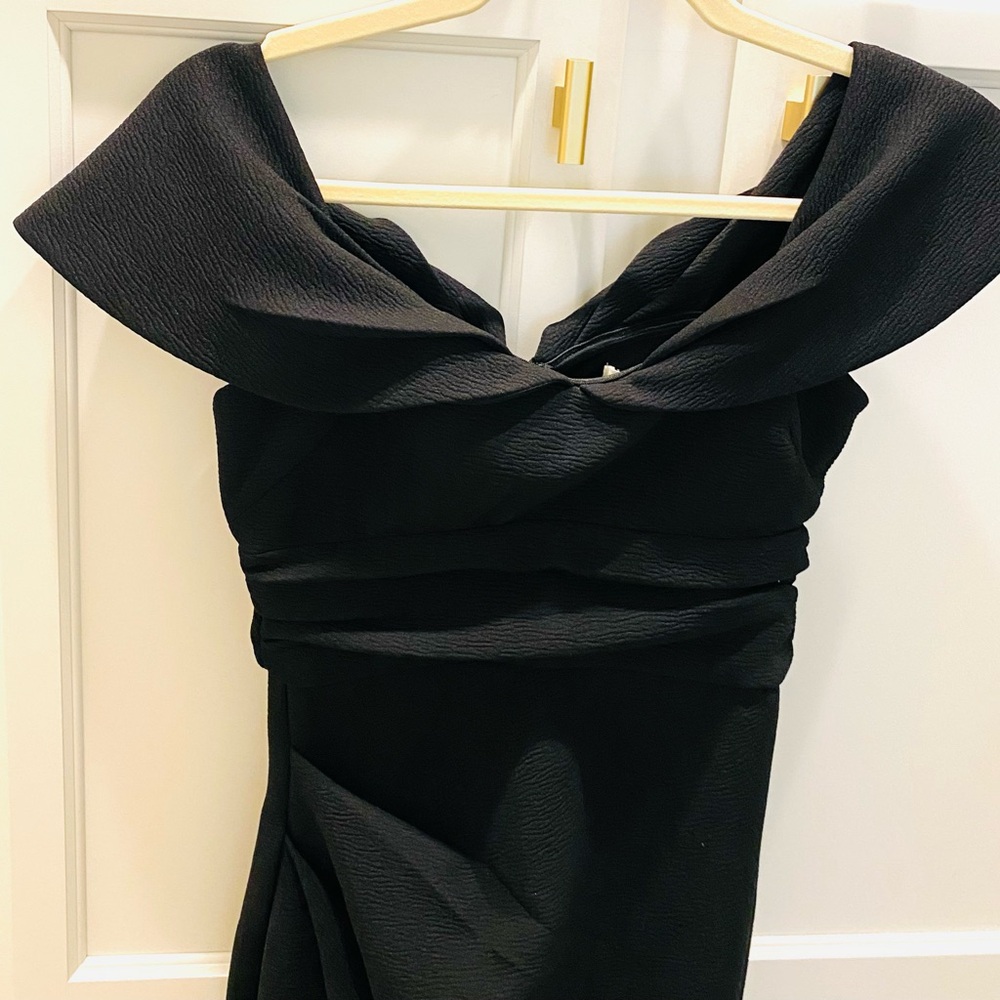NWT Elegant Billy J Holli Midi cocktail dress off shoulder 6